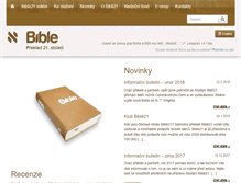 Tablet Screenshot of bible21.cz